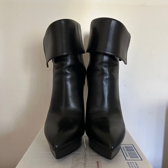 Authentic Saint Laurent Shoes - Saint Laurent | JANIS 80mm | Seta Calf Nero | 38